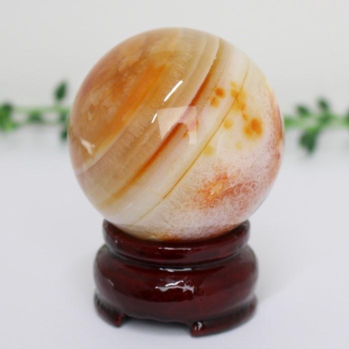 早割クーポン サードオニキス 丸玉 水晶玉 赤縞瑪瑙 メノウ 原石 一点物 53mm玉 新しい到着 Iniciatupyme Cl