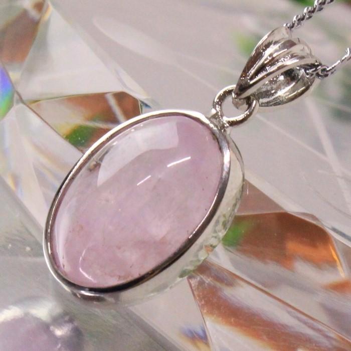 クンツァイト ペンダントトップ クンツァイト ペンダントトップ ワイヤーラッピング ネックレス 14kgf