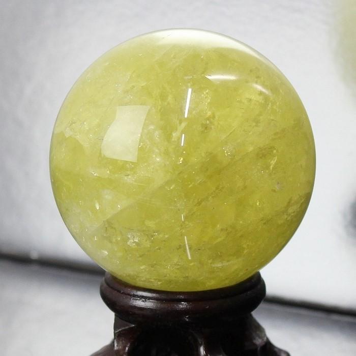 シトリン 丸玉 球体 置物 ルース 原石 水晶玉 大玉 シトロン Citrine