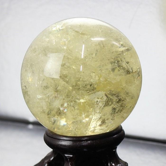 黄水晶 48mm玉 大玉 A パワーストーン 天然石 原石 シトリントパーズ シトロン Citrine 天然石 ルース 占い 開運 水晶玉 丸玉 球体 丸玉 シトリントパーズ 天然石 Lulu 置物 House シトリン