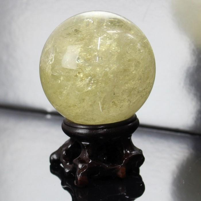 シトリン 丸玉 水晶玉 大玉 原石 球体 置物 ルース シトロン Citrine