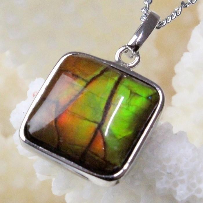 アンモライト ペンダント ネックレス ペンダントトップ Pendant 