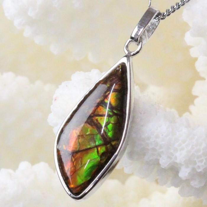 アンモライト　ペンダントトップ アンモライト ペンダント ネックレス ペンダントトップ Pendant