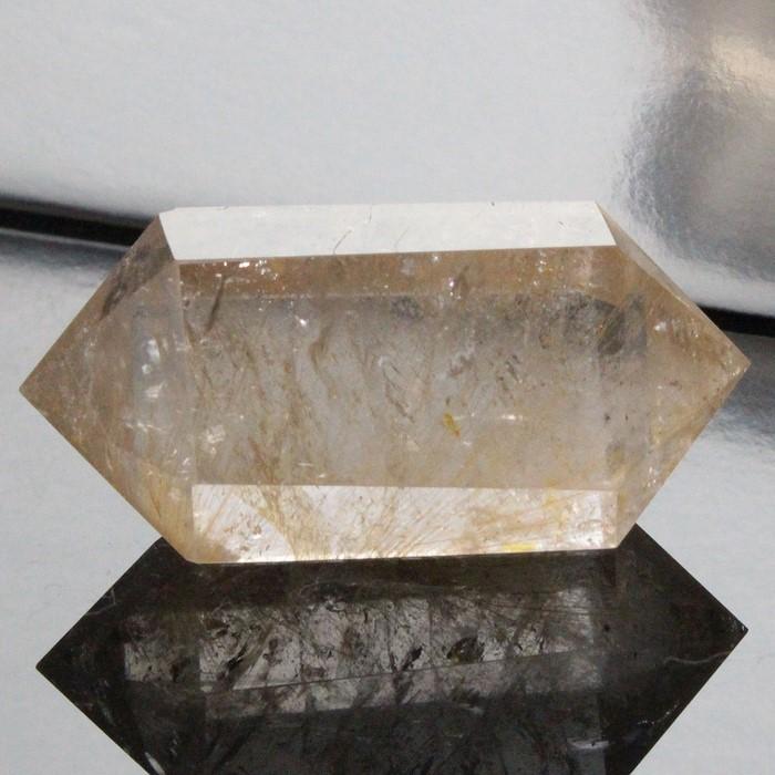 スモーキー ルチルクォーツ 針入り クラスター バイーア産 黄水晶
