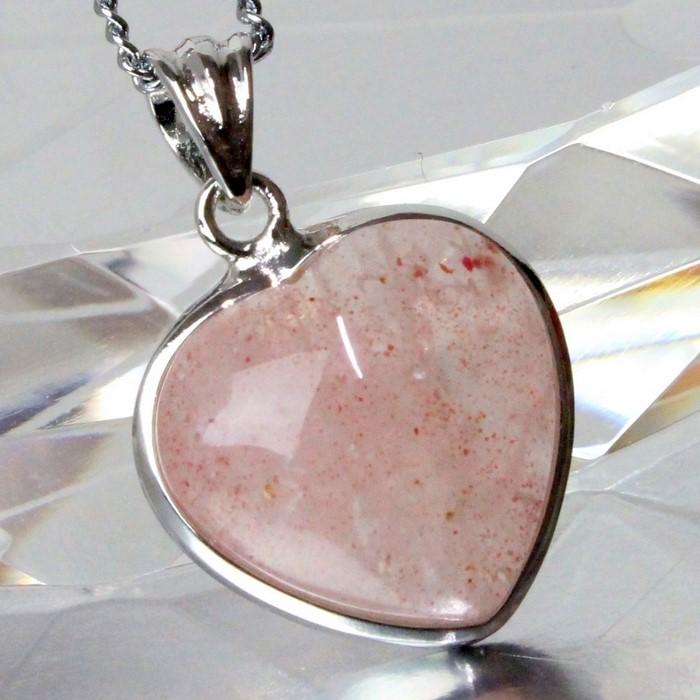 ストロベリークォーツ ペンダント ネックレス ペンダントトップ Pendant Necklace Strawberry Quartz 苺水晶 メンズ レディース 天然石｜lulu-house