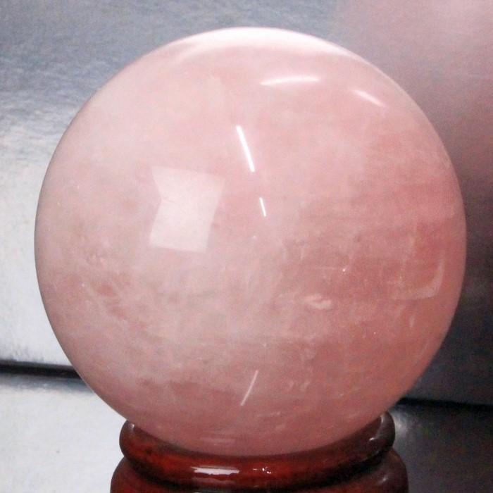 【一点物 65mm玉】 ローズクォーツ 丸玉 水晶玉 球体 原石 Ball 大玉 丸玉 玉 球 rose quartz 紅水晶 魔除け 置物 浄化用 お守り 厳選 一点物