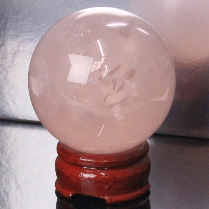 一点物 68mm玉】 ローズクォーツ 丸玉 玉 丸玉 球 水晶玉 球体 原石 