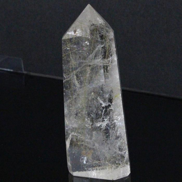 ルチルクォーツ ポイント 置物 クラスター 原石 石 鉱物 Point 柱 ポイント rutile quartz ルチルクォーツ 金運 幸運 勝負運 お守り 一点物｜lulu-house｜02