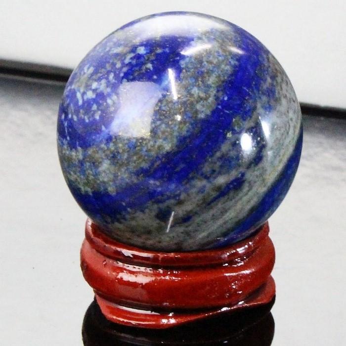 ラピスラズリのゴルフボールの置物