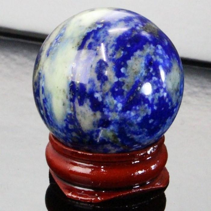 35mm玉】ラピスラズリ 丸玉 水晶球 置物 水晶玉 原石 球体 lapis 青