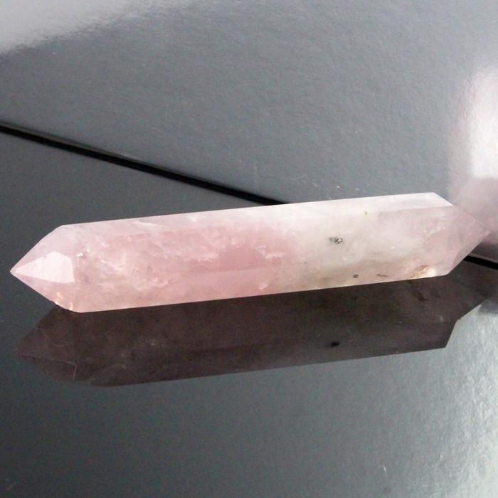 ローズクォーツ ポイント Point 浄化 柱 石 置物 原石 Rose Quartz 紅