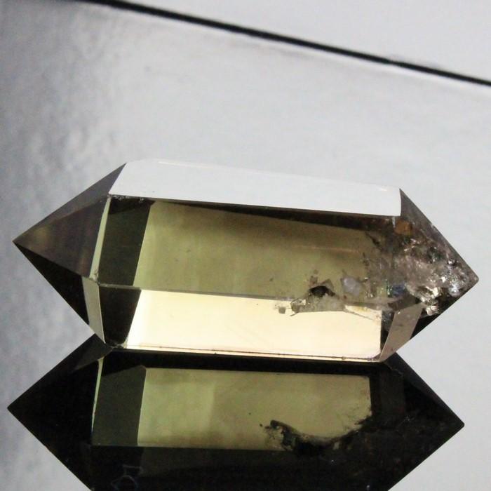 シトリン ポイント Point 浄化 柱 石 置物 原石 Citrine 黄水晶