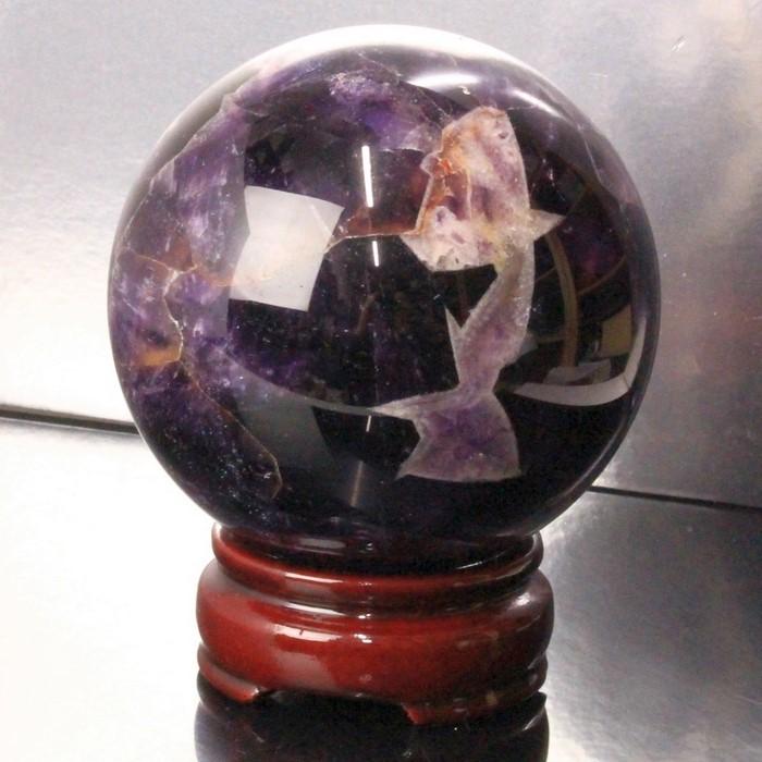 83mm玉】アメジスト 丸玉 原石 球体 水晶球 置物 水晶玉 Amethyst 紫