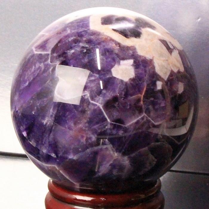 85mm玉】アメジスト 丸玉 水晶球 置物 水晶玉 原石 球体 Amethyst 紫