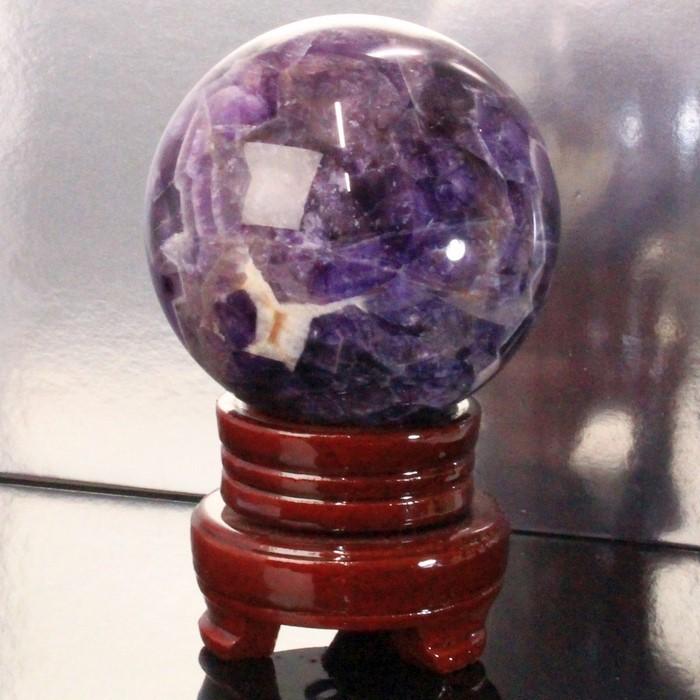 【87mm玉】アメジスト 丸玉 球体 水晶球 置物 水晶玉 原石 Amethyst 紫水晶 人気 おすすめ 浄化 天然石の画像
