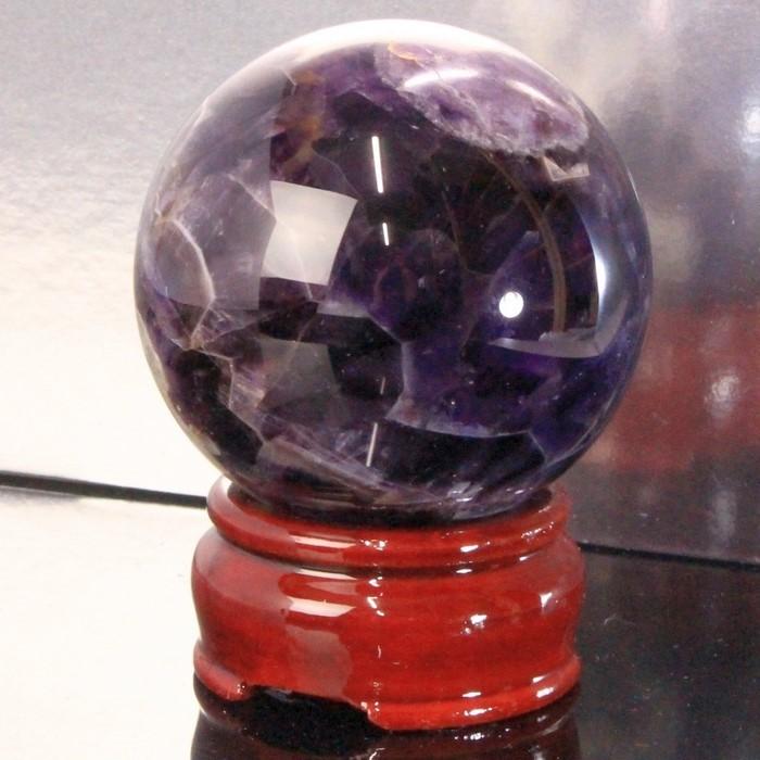 61mm玉】アメジスト 丸玉 水晶球 原石 球体 置物 水晶玉 Amethyst 紫
