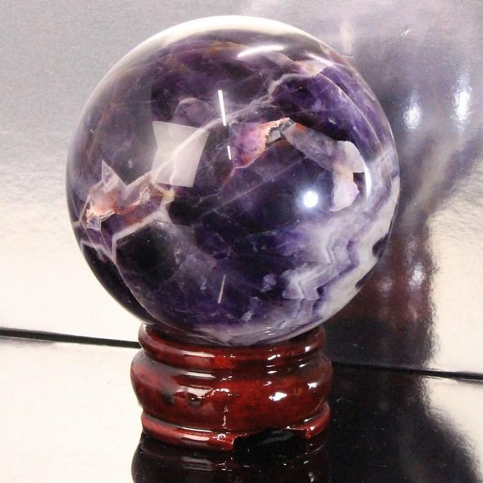 73mm玉】アメジスト 丸玉 原石 球体 水晶球 置物 水晶玉 Amethyst 紫 
