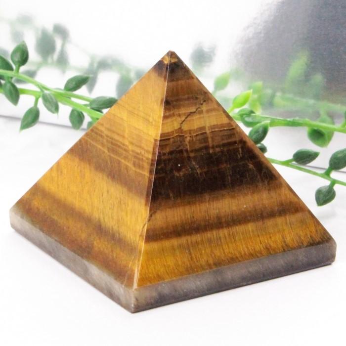 タイガーアイ ピラミッド Pyramid 置物 ピラミド 石 浄化 クラスター