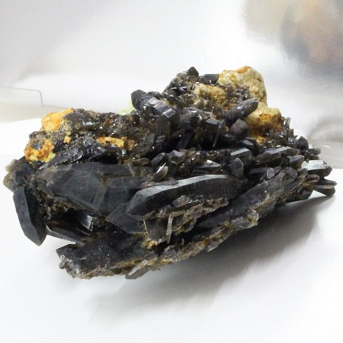 モリオン クラスター 【厳選 一点物】 Morion 原石 魔除け 置物