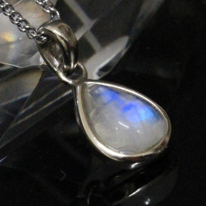 ムーンストーン ペンダント Moonstone 月長石 ブルームーンストーン 