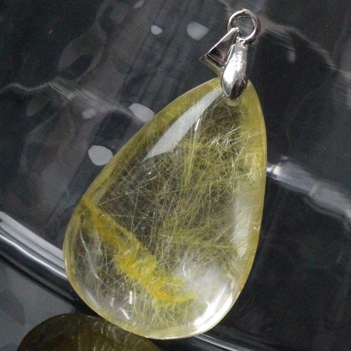 ルチルクォーツ ペンダント 【安心の一点物】 ルチルクオーツ rutile 