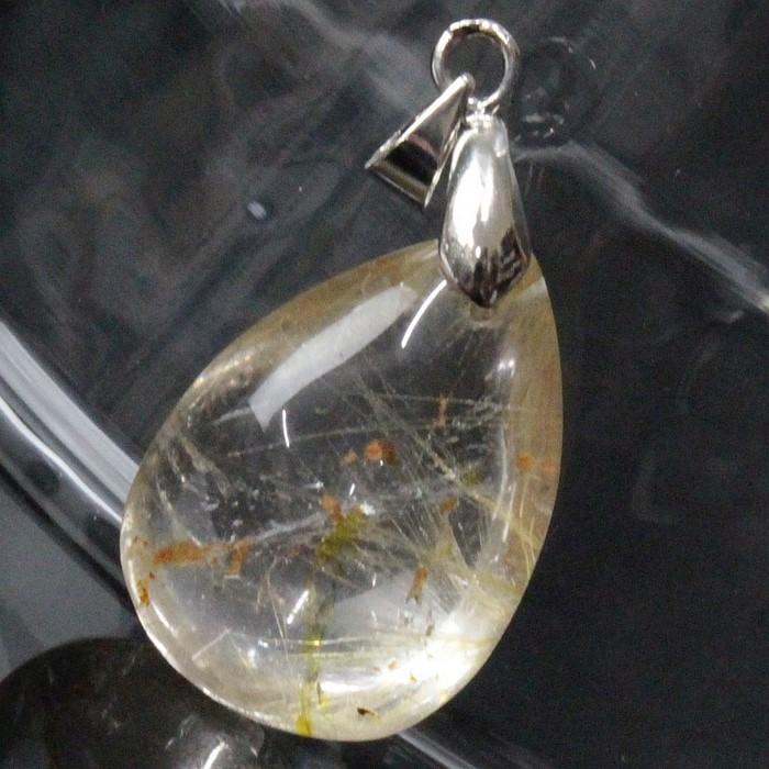 ルチルクォーツ ペンダント 【厳選 一点物】 ペンダントトップ ぺん