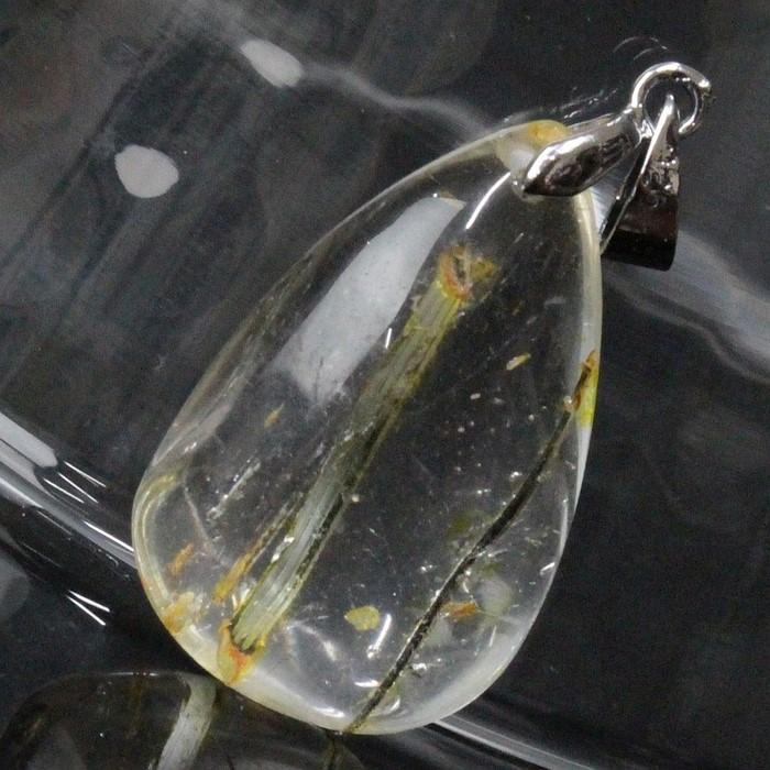 ルチルクォーツ ペンダント 【レア 1点物】 ペンダントトップ ぺんだん