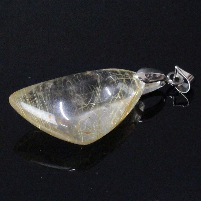 タイチンルチルクォーツ ペンダントトップ 大粒 金針水晶 ルチルクォーツ ペンダント ルチルクオーツ rutile quartz 金針水晶