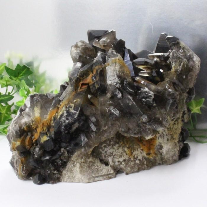 モリオン クラスター 【高品質 一点物】 黒水晶 Morion 原石 石 モリオン クラスター 【高品質 一点物】 黒水晶 Morion 原石 石