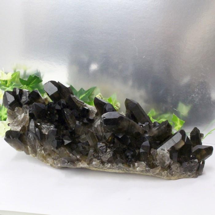 モリオン クラスター 【一点物 現物】 黒水晶 Morion 原石 石 鉱石 