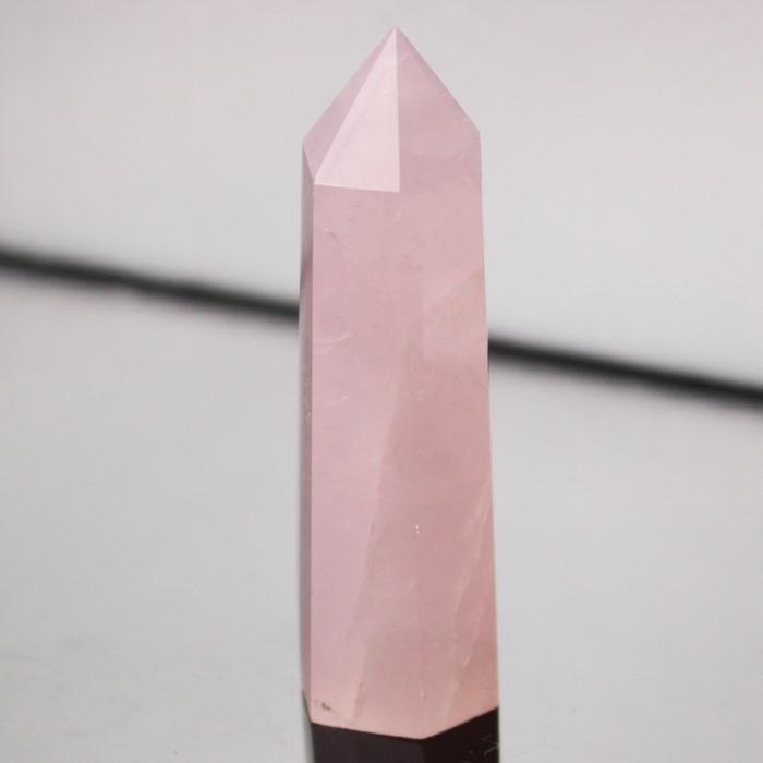 ローズクォーツ ポイント 【一点物 現物】 鉱物 原石 置物 石
