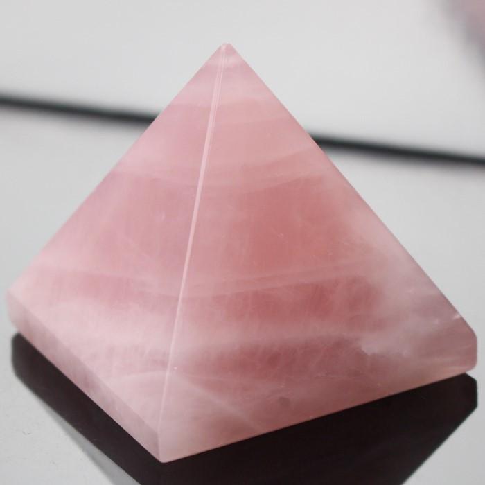 ローズクォーツ ピラミッド 紅水晶 ピンク ローズクォーツ 原石 Pyramid 浄化 ピラミッド ローズクォーツピラミッド メンズ レディース 人気 天然 一点物_1