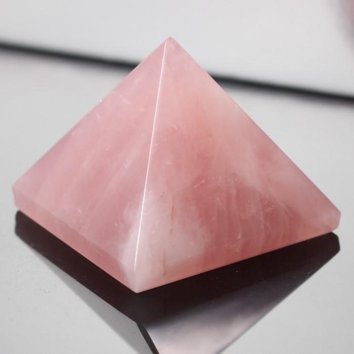 ローズクォーツ ピラミッド 【厳選 一点物】 紅水晶 ピンク ローズクォーツ 原石 Pyramid 浄化 ピラミッド ローズクォーツピラミッド 天然石_1