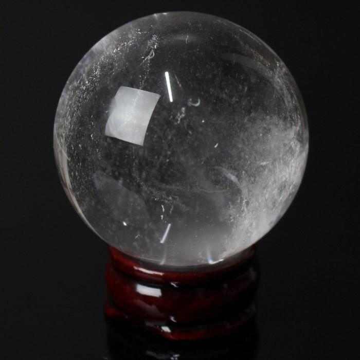 天然 水晶玉 【レア 1点物 42mm玉】 原石 球体 浄化用 玉 球 置物 水晶