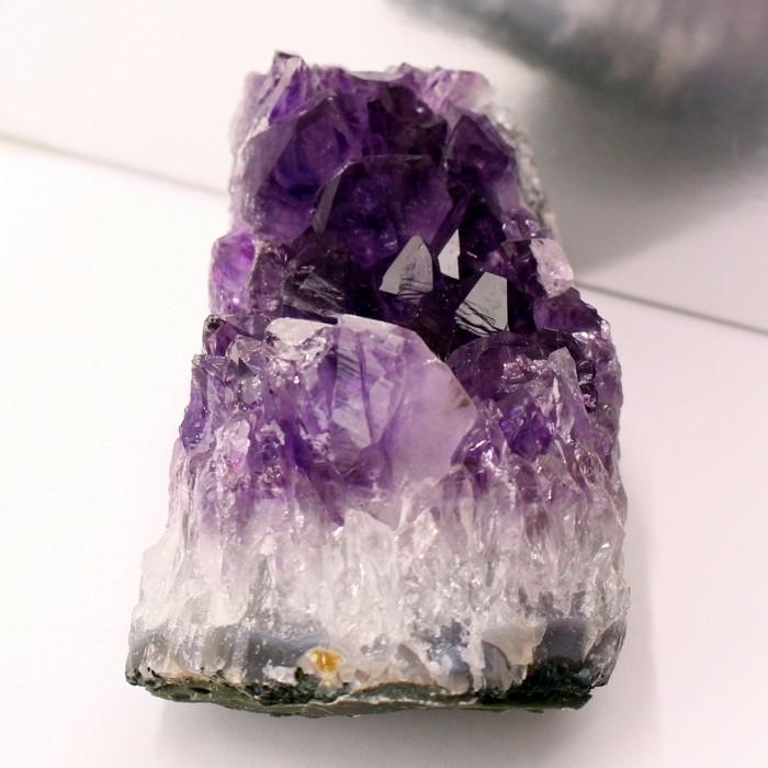 ❤️レア 帝王紫 煌めき アメジスト ドーム クラスター 天然石 A 濃紫