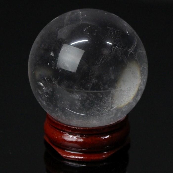 天然 水晶玉 【40mm レア 1点物】 大玉 球体 置物 水晶玉 原石 天然水晶玉 天然水晶 置物 浄化 浄化用水晶 天然 一点物_1