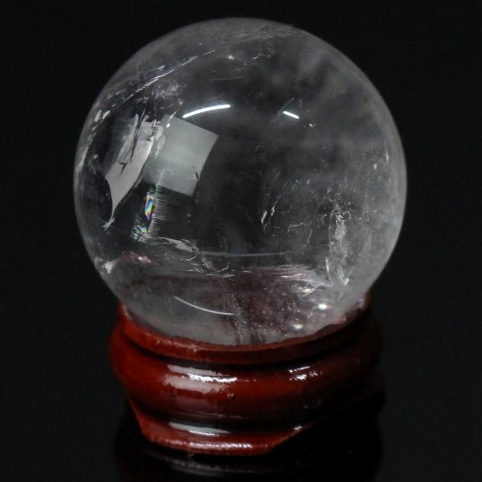 水晶玉　約35mm 天然 水晶玉 【35mm レア 1点物】 球体 玉 球 天然水晶玉 クリスタル