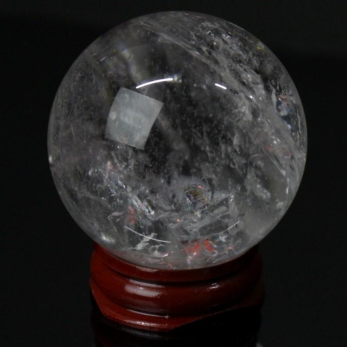 天然 水晶玉 【49mm 安心の一点物】 大玉 球体 置物 水晶玉 原石 天然水晶玉 クリスタル Crystal 水晶 一点物 現物_1