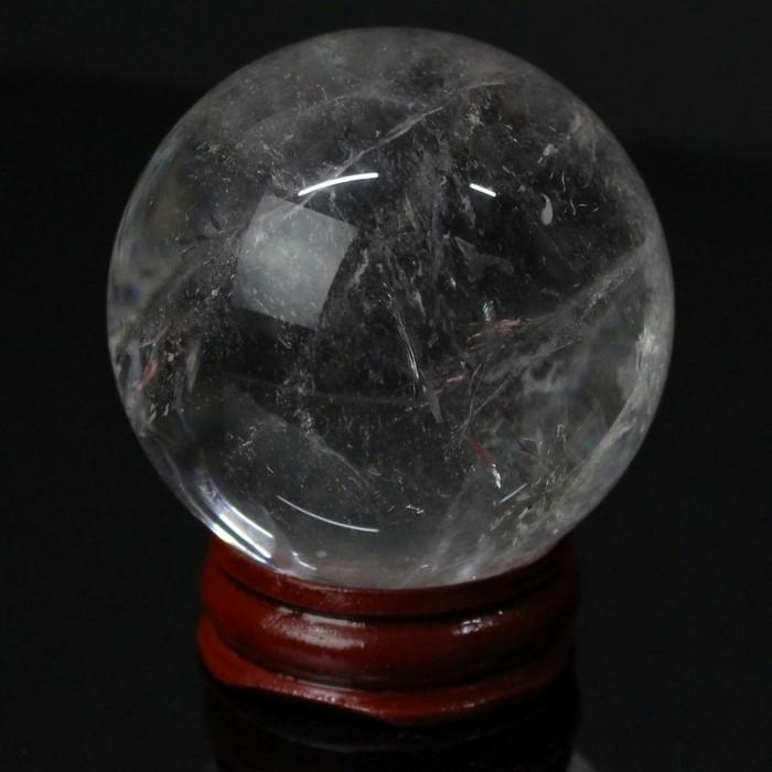 天然 水晶玉 【50mm レア 1点物】 大玉 原石 天然水晶玉 天然水晶 置物 