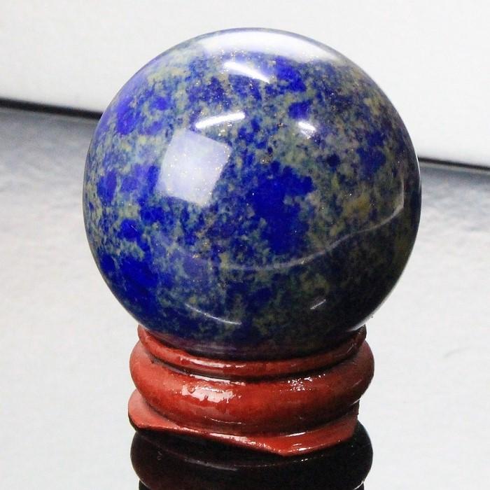 ラピスラズリ 丸玉 【40mm 厳選 一点物】 大玉 球体 置物 水晶玉 原石 ラピスラズリ丸玉 メンズ レディース 人気 おすすめ パワーストーンの画像