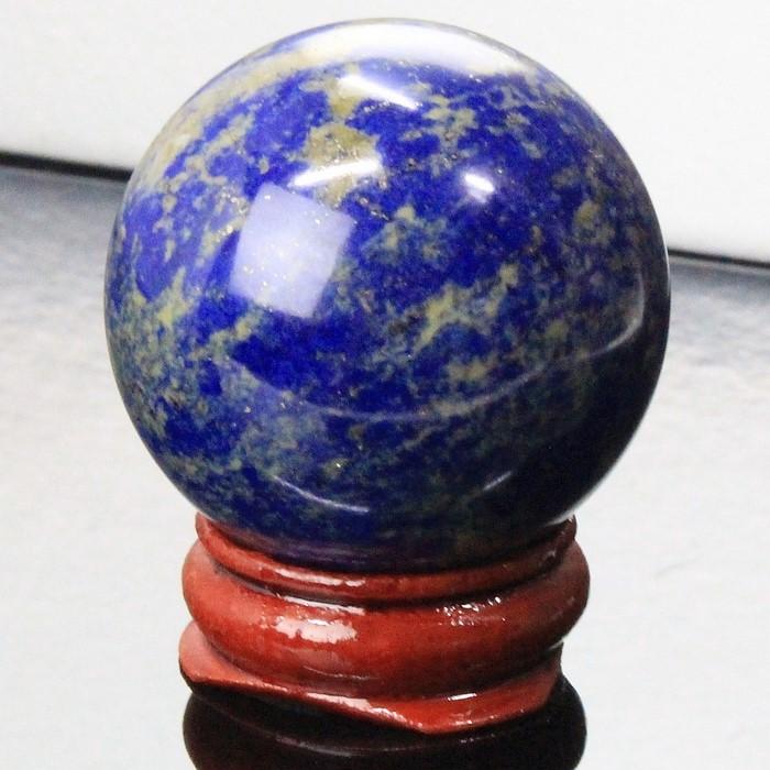 ラピスラズリ 丸玉 【40mm 厳選 一点物】 大玉 球体 置物 水晶玉 原石 ラピスラズリ丸玉 メンズ レディース 人気 おすすめ パワーストーンの画像