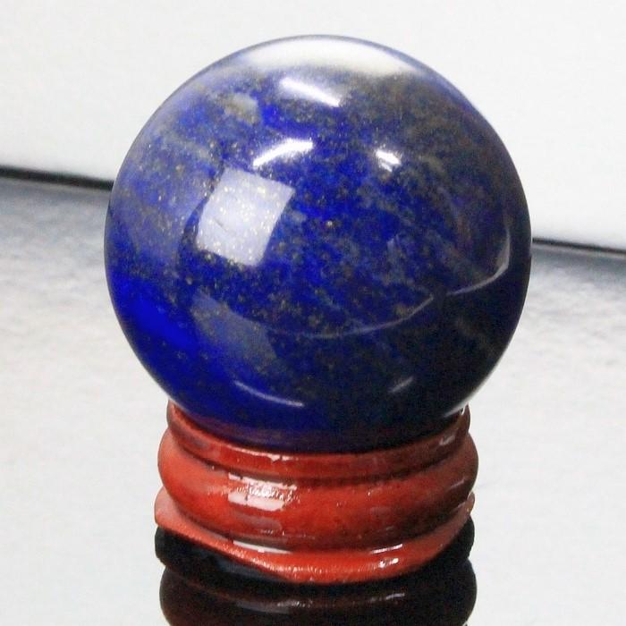 ラピスラズリ 丸玉 【38mm 厳選 一点物】 水晶玉 球 ラピスラズリ丸玉 メンズ レディース 人気 おすすめ パワーストーンの画像