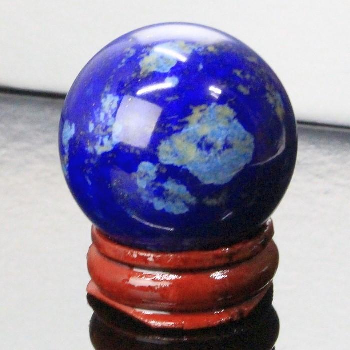ラピスラズリ 丸玉 【36mm レア 1点物】 大玉 水晶玉 原石