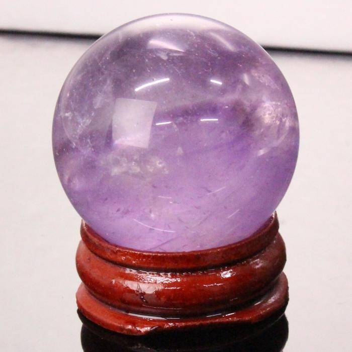 厳選一点物 34mm】 アメトリン 丸玉 【厳選 一点物】 大玉 水晶玉 原石