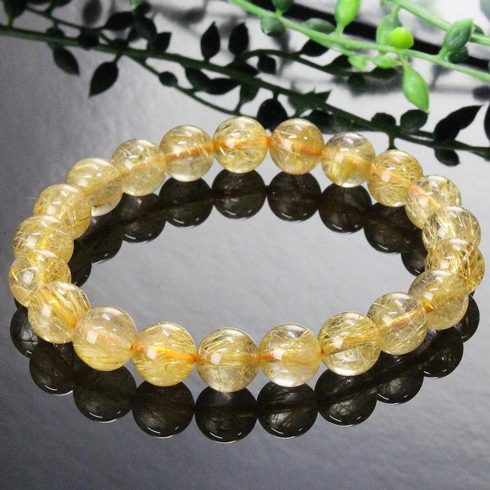 ルチルクォーツ ブレスレット  バングル ブレスレット Bracelet ルチルクォーツブレスレット  天然 一点物の画像