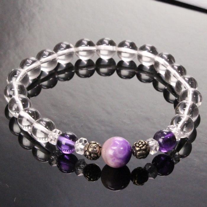 スギライト ブレスレット 【厳選 一点物】 バングル ブレスレット Bracelet スギライトブレスレット  パワーストーンの画像