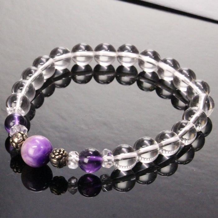 スギライト ブレスレット 【厳選 一点物】 バングル ブレスレット Bracelet スギライトブレスレット  パワーストーンの画像