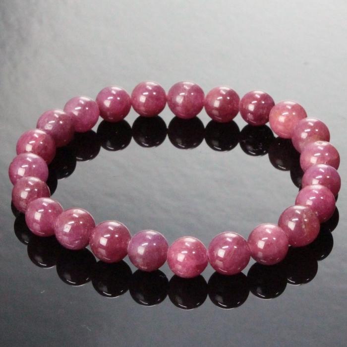 ルビー ブレスレット 【厳選 一点物】 Bracelet ブレスレット ルビーブレスレット メンズ レディース 人気 おすすめ パワーストーンの画像