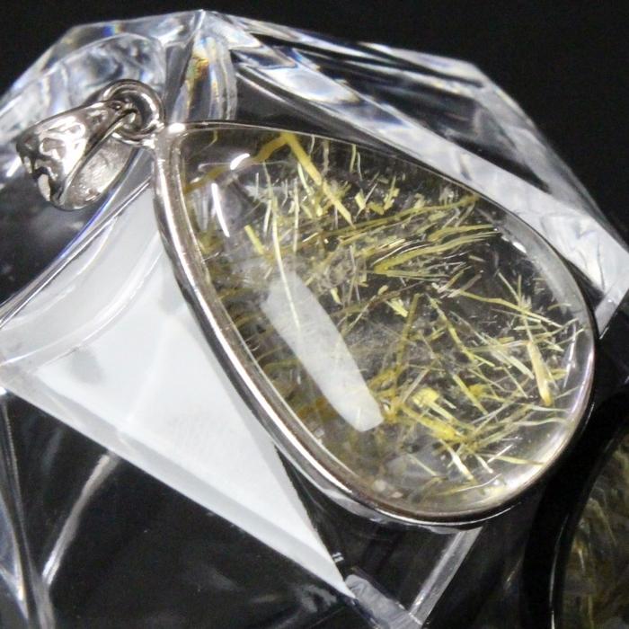 ルチルクォーツ ネックレス 【一級品の輝き 厳選一点物】 ネックレス 大粒 ペンダントトップ   天然石の画像