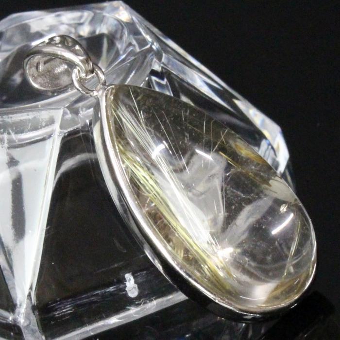 ルチルクォーツ ネックレス 【おすすめの逸品】 大粒 ペンダントトップ ネックレス ルチルクォーツネックレス メンズ レディース 人気 おすすめ 天然 一点物の画像